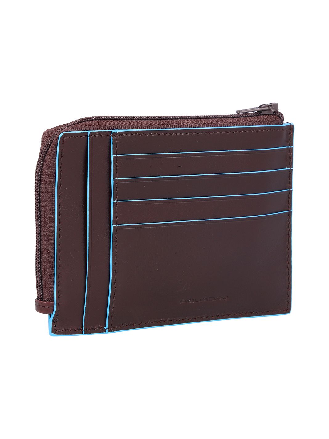 Piquadro Blue Square Custodia per carta di credito Protezione RFID Vera Pelle 12 cm Scatola regalo Piquadro Blue Square Custodia per carta di credito Protezione RFID Vera Pelle 12 cm Scatola regalo