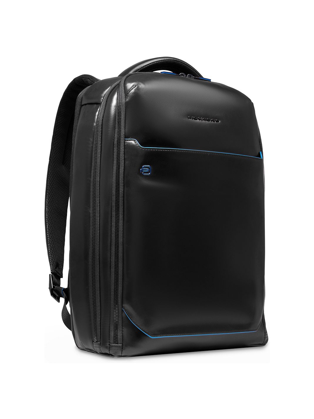 Piquadro Blue Square Zaino da giorno Vera Pelle 42 cm Vano porta PC