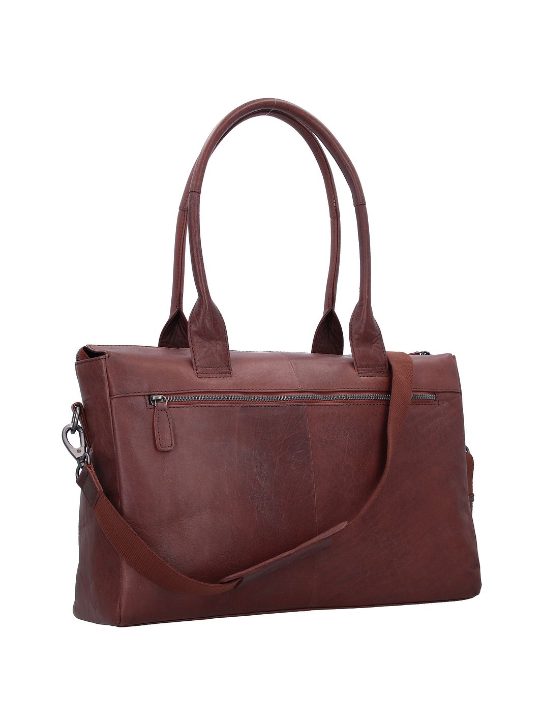 Plevier Rock Beryl Borsa a spalla Vera Pelle 40.5 cm Vano porta PC Plevier Rock Beryl Borsa a spalla Vera Pelle 40.5 cm Vano porta PC