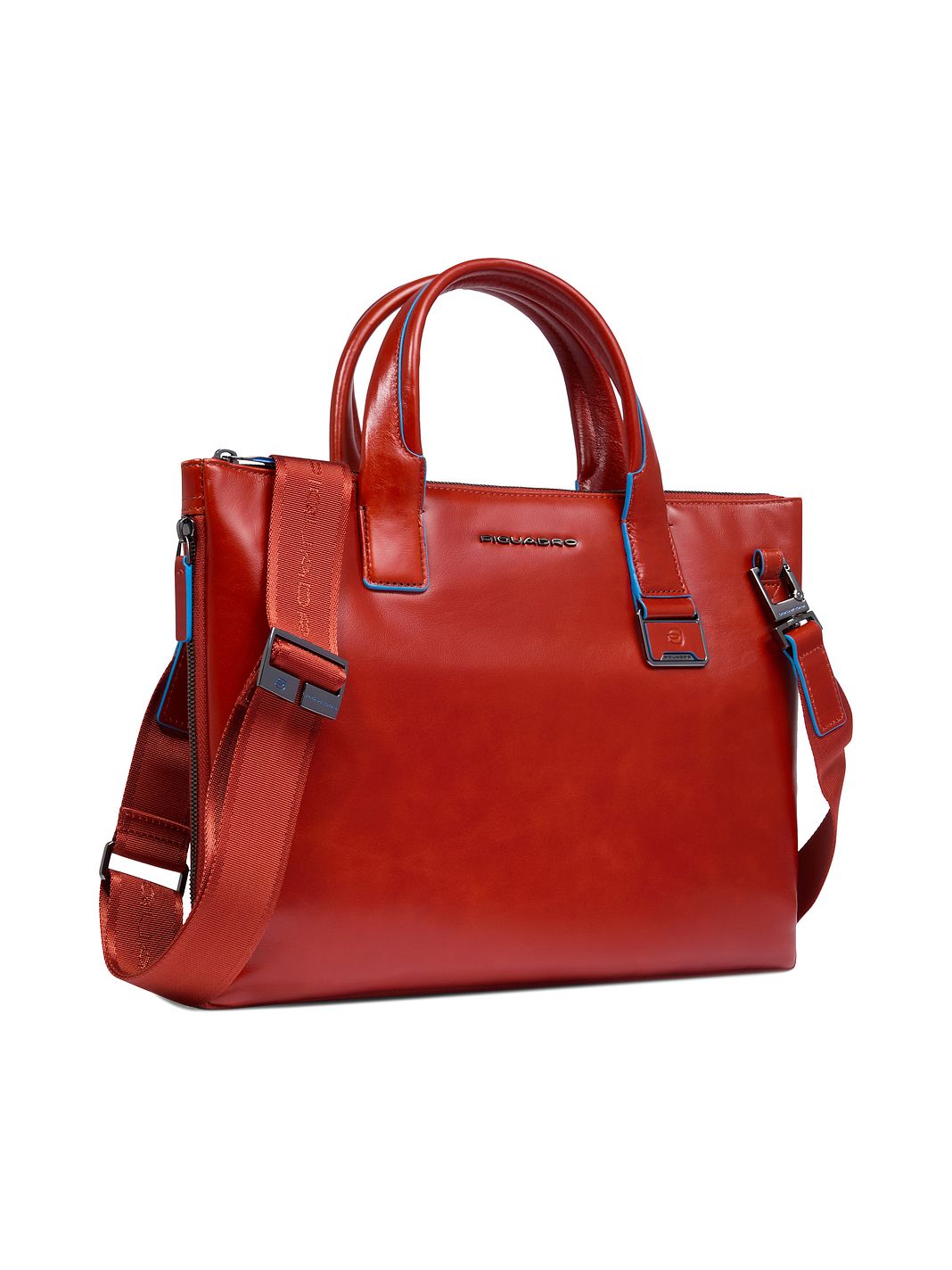 Piquadro Blue Square Borsa shopper Vera Pelle 38 cm Vano porta PC espandibile Piquadro Blue Square Borsa shopper Vera Pelle 38 cm Vano porta PC espandibile