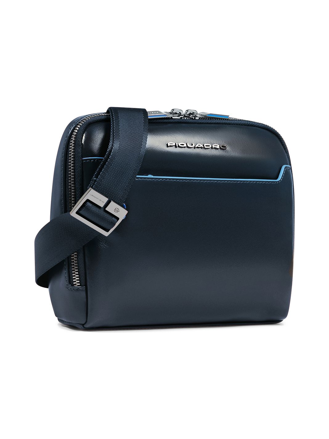 Piquadro Blue Square Borsa a tracolla Vera Pelle 21 cm