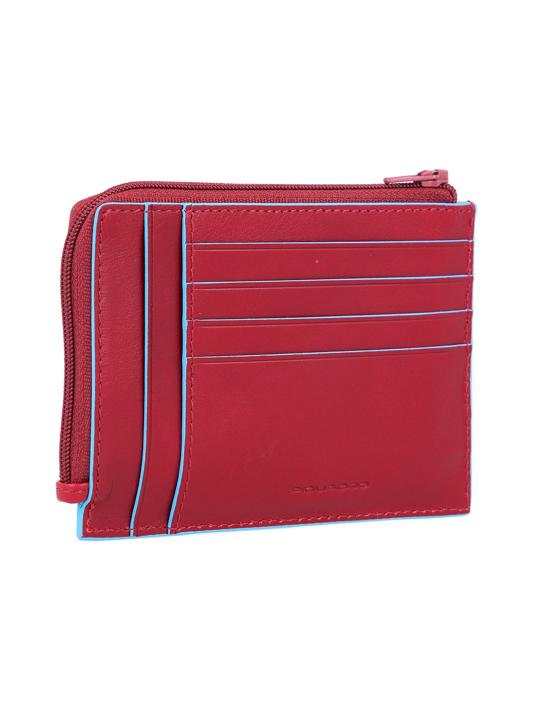 Piquadro Blue Square Custodia per carta di credito Protezione RFID Vera Pelle 12 cm Scatola regalo Piquadro Blue Square Custodia per carta di credito Protezione RFID Vera Pelle 12 cm Scatola regalo