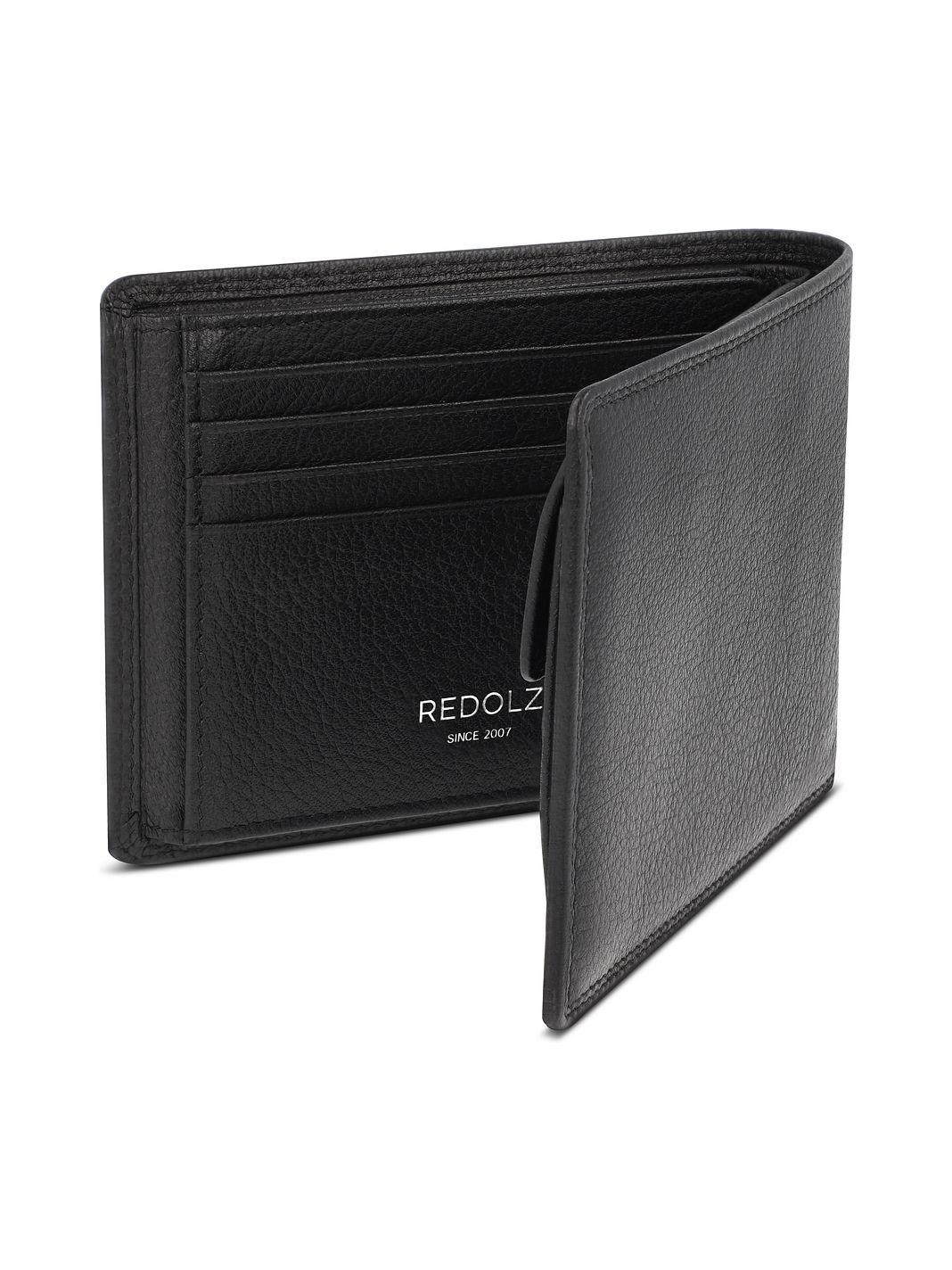 Redolz Portafoglio Leather Essentials QF in pelle con protezione RFID, 12 cm, apribile Redolz Portafoglio Leather Essentials QF in pelle con protezione RFID, 12 cm, apribile