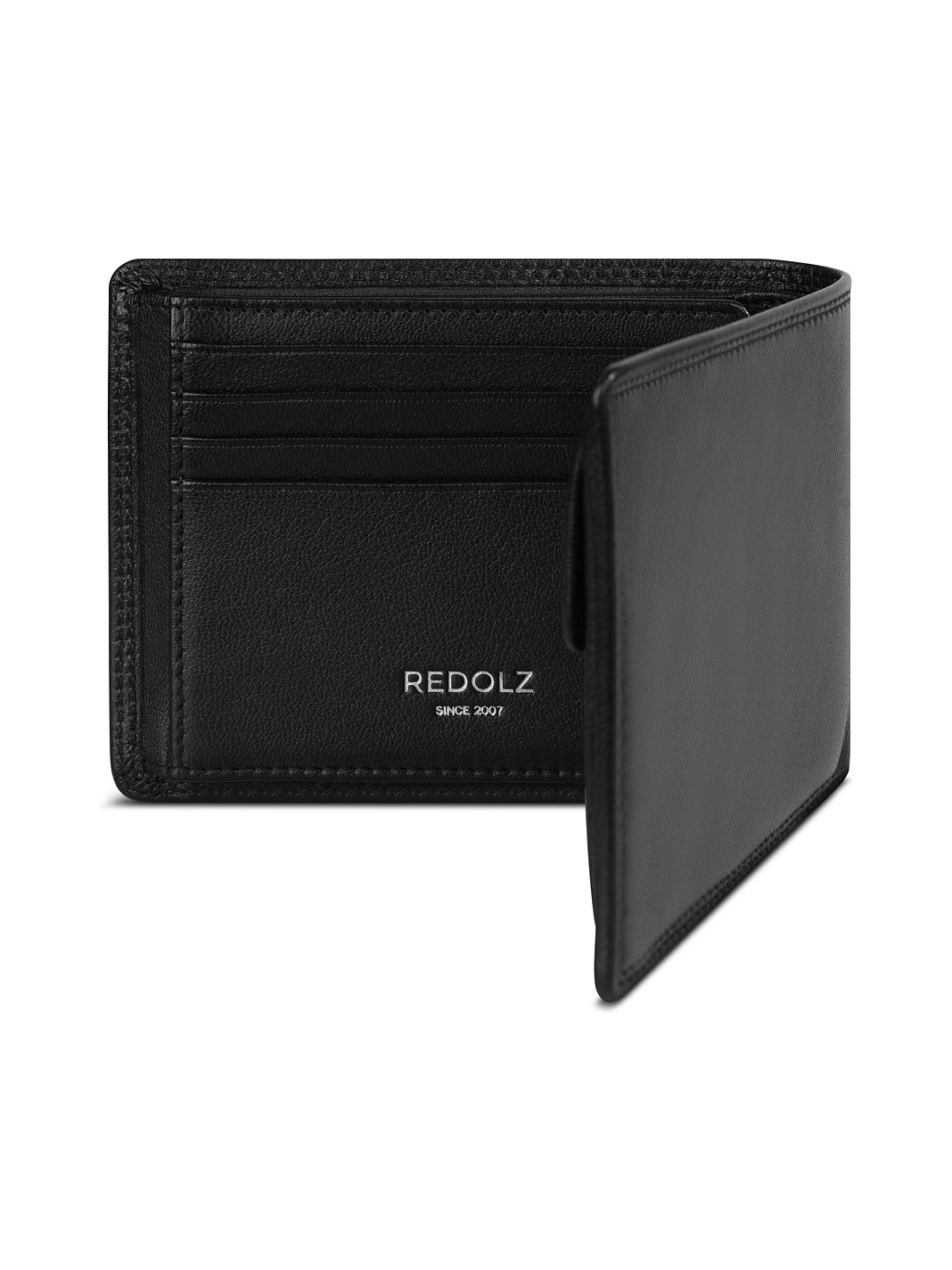 Redolz Portafoglio Leather Essentials QF in pelle con protezione RFID, 12 cm, apribile Redolz Portafoglio Leather Essentials QF in pelle con protezione RFID, 12 cm, apribile