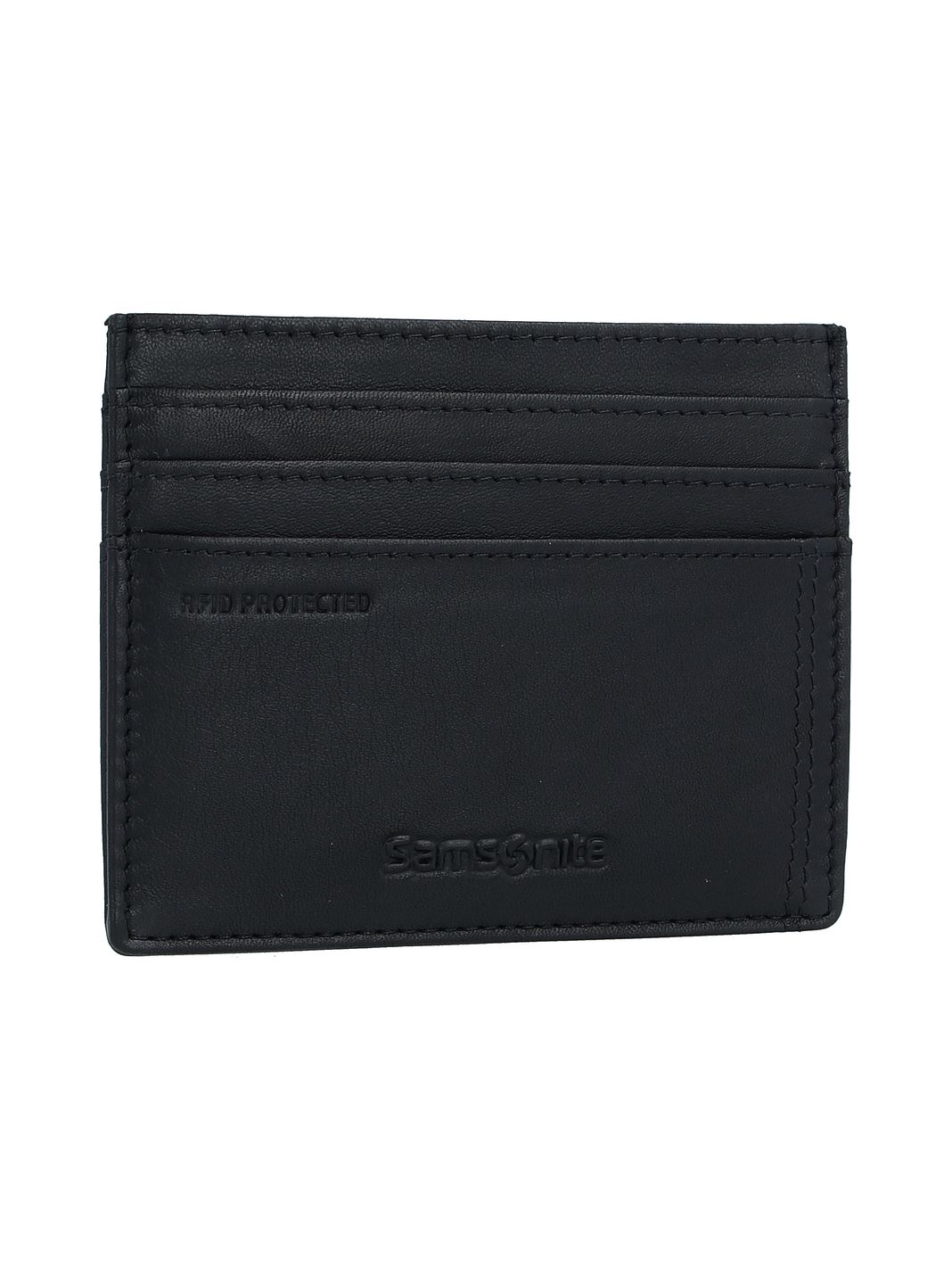 Samsonite Attack 2 Custodia per carta di credito Protezione RFID Vera Pelle 10 cm