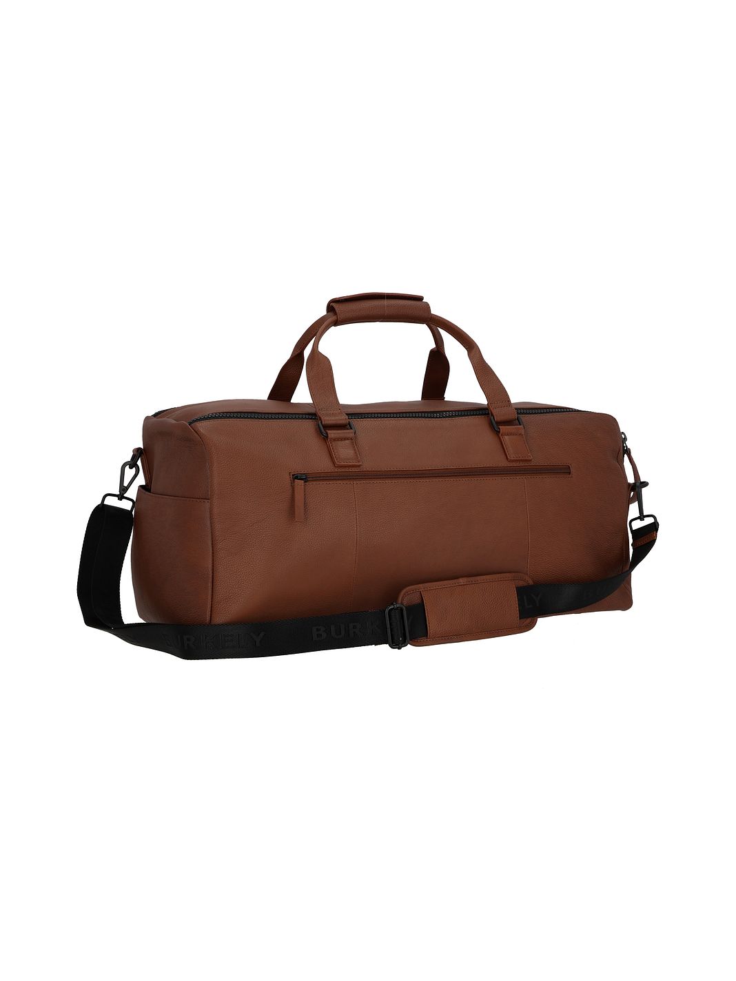 Burkely Minimal Mason Borsa da viaggio Weekender Vera Pelle 57 cm