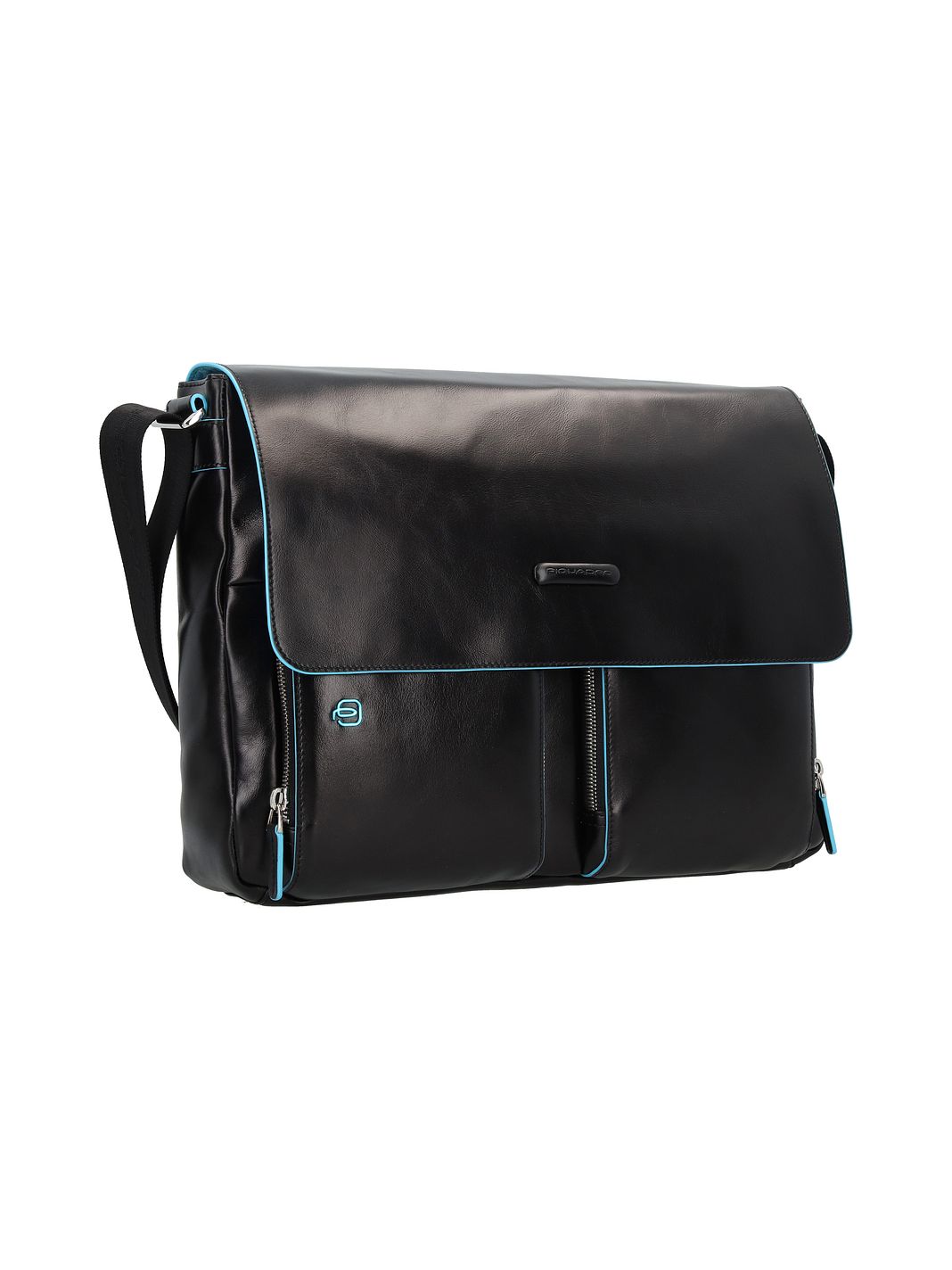 Piquadro Blue Square Messaggero Vera Pelle 37 cm Vano porta PC
