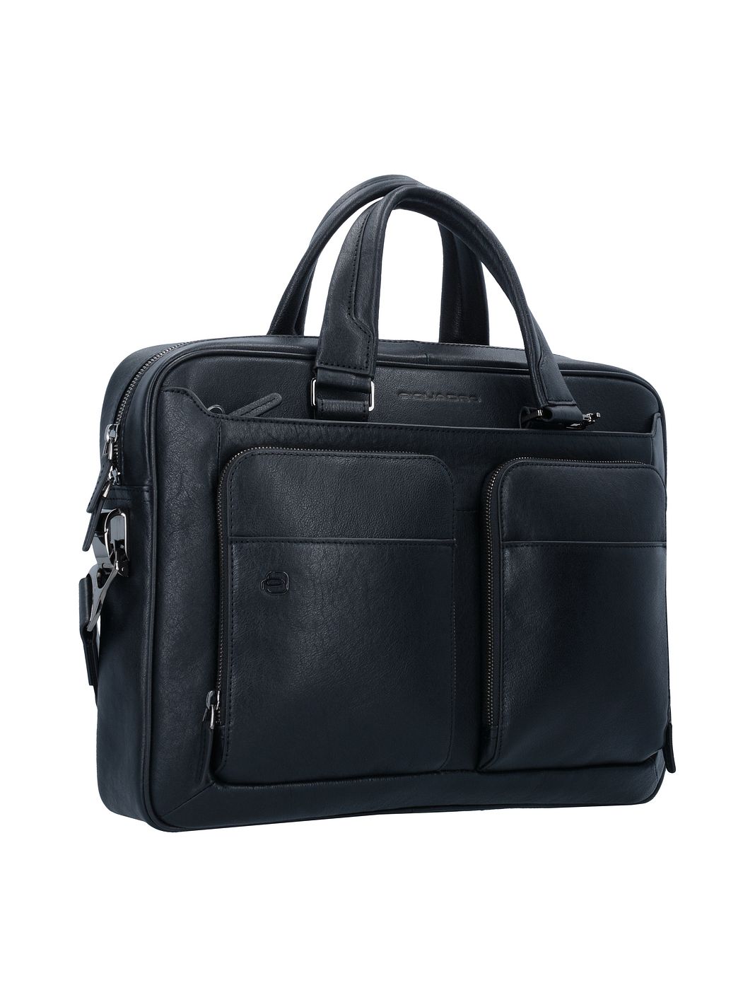 Piquadro Black Square Valigetta Vera Pelle 39 cm Vano porta PC Piquadro Black Square Valigetta Vera Pelle 39 cm Vano porta PC