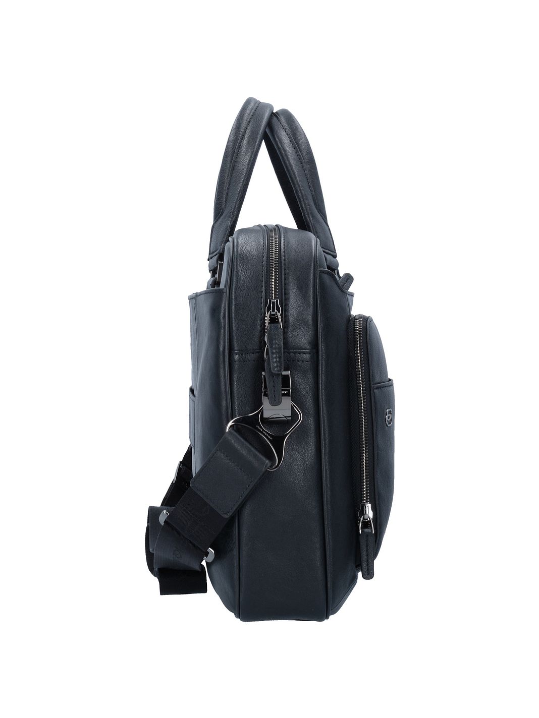Piquadro Black Square Valigetta Vera Pelle 39 cm Vano porta PC Piquadro Black Square Valigetta Vera Pelle 39 cm Vano porta PC