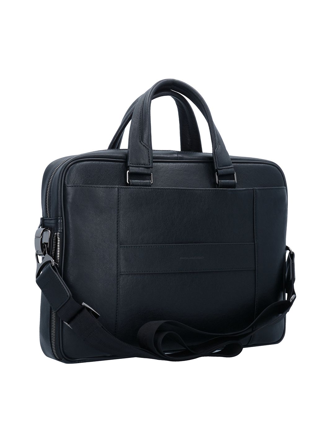 Piquadro Black Square Valigetta Vera Pelle 39 cm Vano porta PC Piquadro Black Square Valigetta Vera Pelle 39 cm Vano porta PC