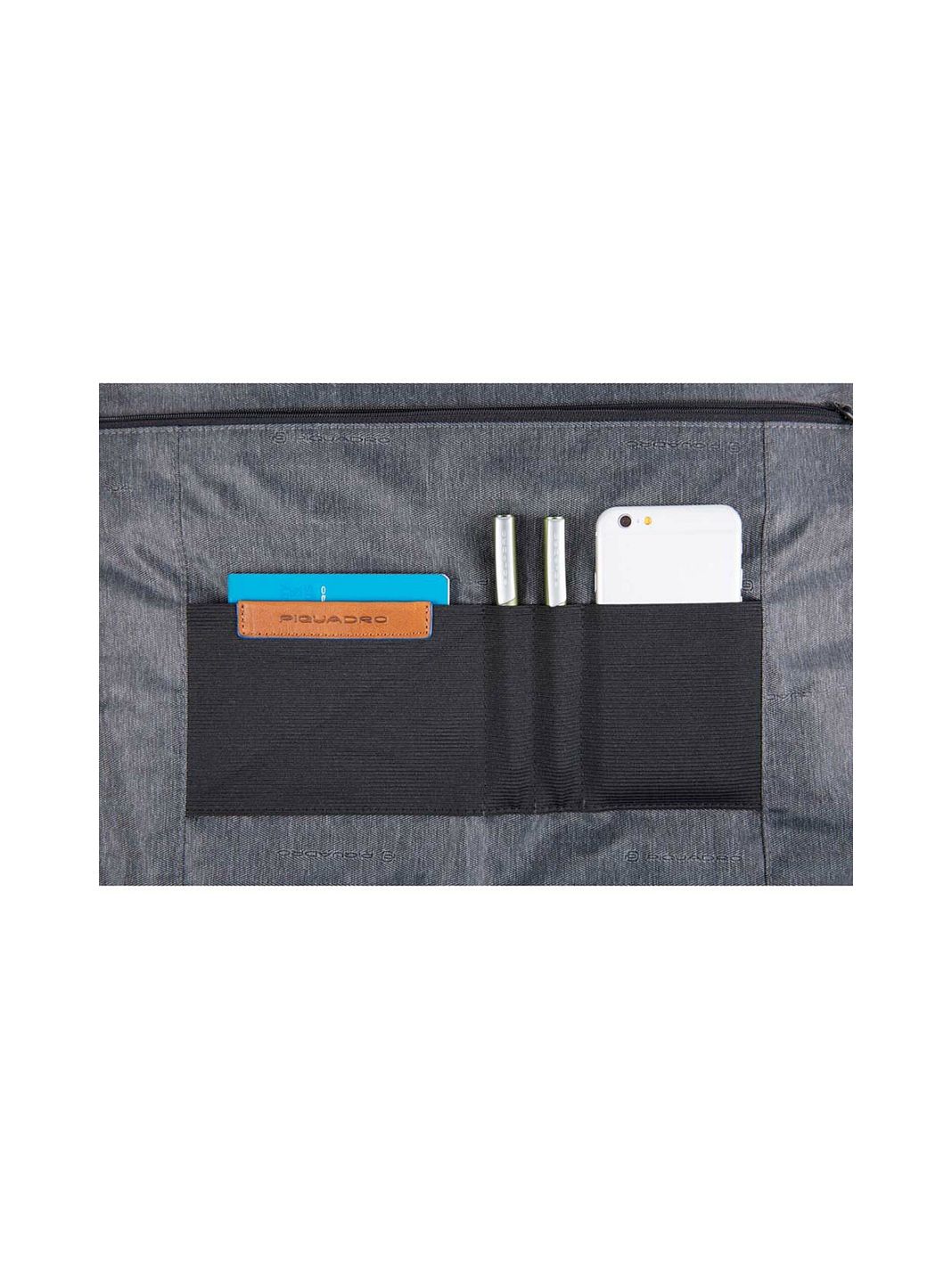 Piquadro Blue Square Valigetta Vera Pelle 39 cm Vano porta PC