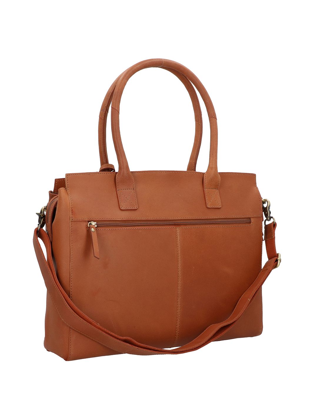 Burkely Vintage Borsa a spalla Vera Pelle 39 cm Vano porta PC Burkely Vintage Borsa a spalla Vera Pelle 39 cm Vano porta PC