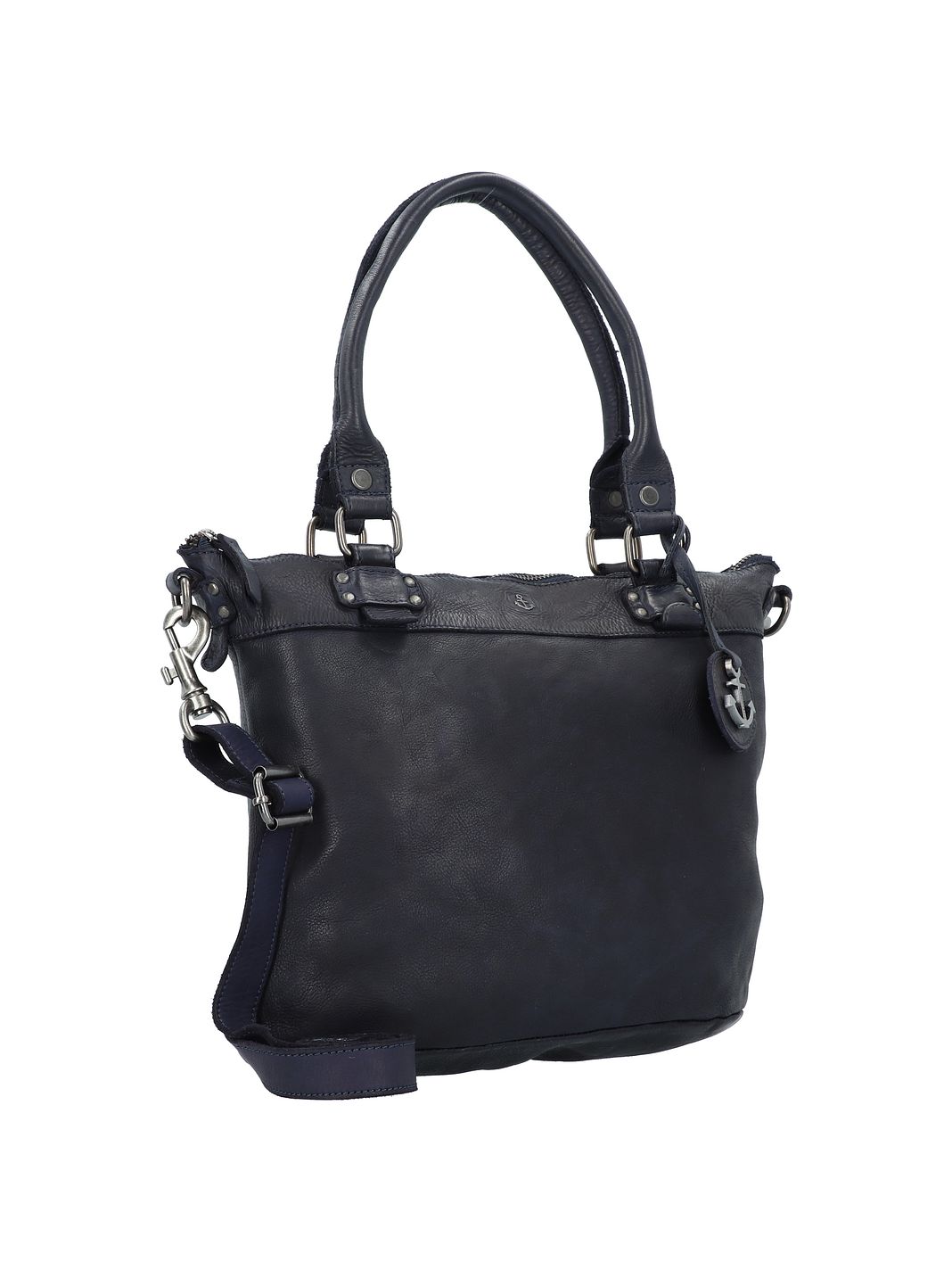 Harbour 2nd Anchor Love Bianca Borsa a spalla Vera Pelle 34 cm Harbour 2nd Anchor Love Bianca Borsa a spalla Vera Pelle 34 cm