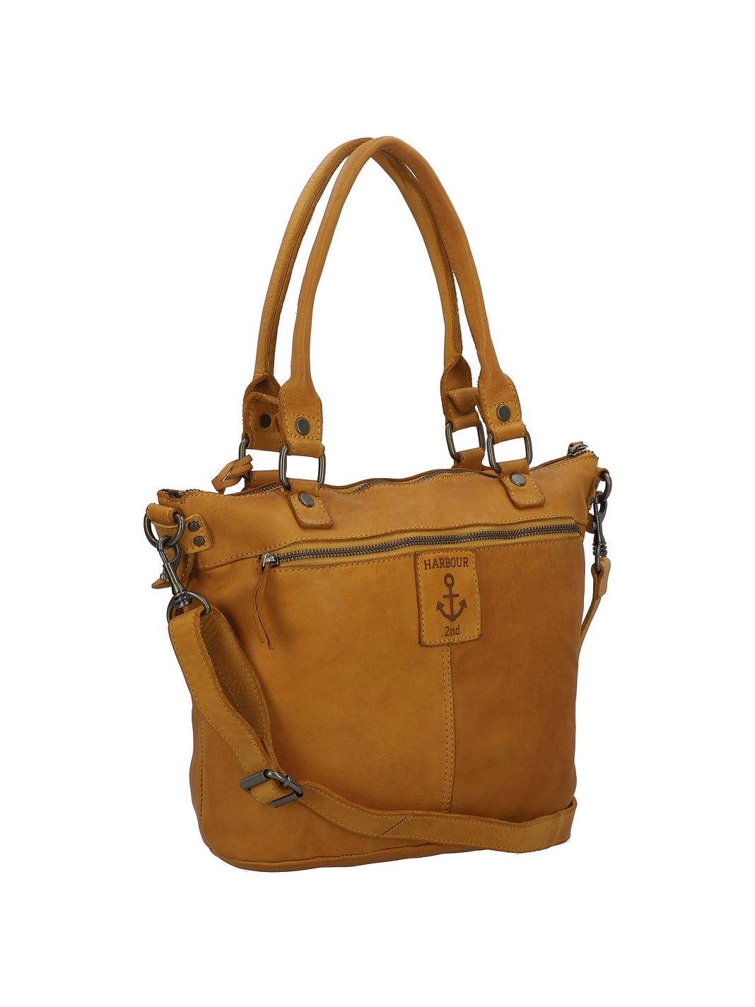Harbour 2nd Anchor Love Bianca Borsa a spalla Vera Pelle 34 cm Harbour 2nd Anchor Love Bianca Borsa a spalla Vera Pelle 34 cm