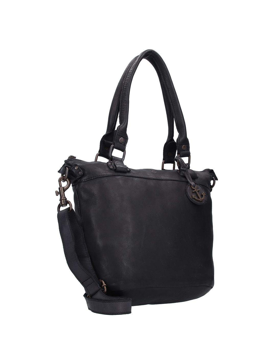 Harbour 2nd Anchor Love Bianca Borsa a spalla Vera Pelle 34 cm