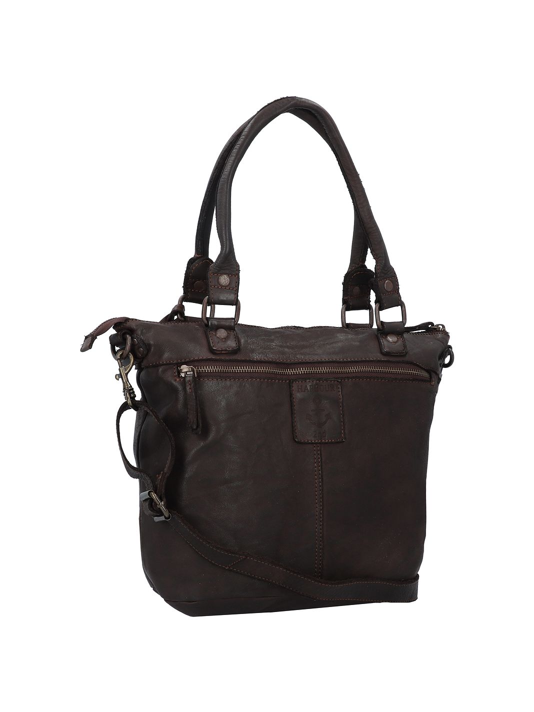 Harbour 2nd Anchor Love Bianca Borsa a spalla Vera Pelle 34 cm Harbour 2nd Anchor Love Bianca Borsa a spalla Vera Pelle 34 cm