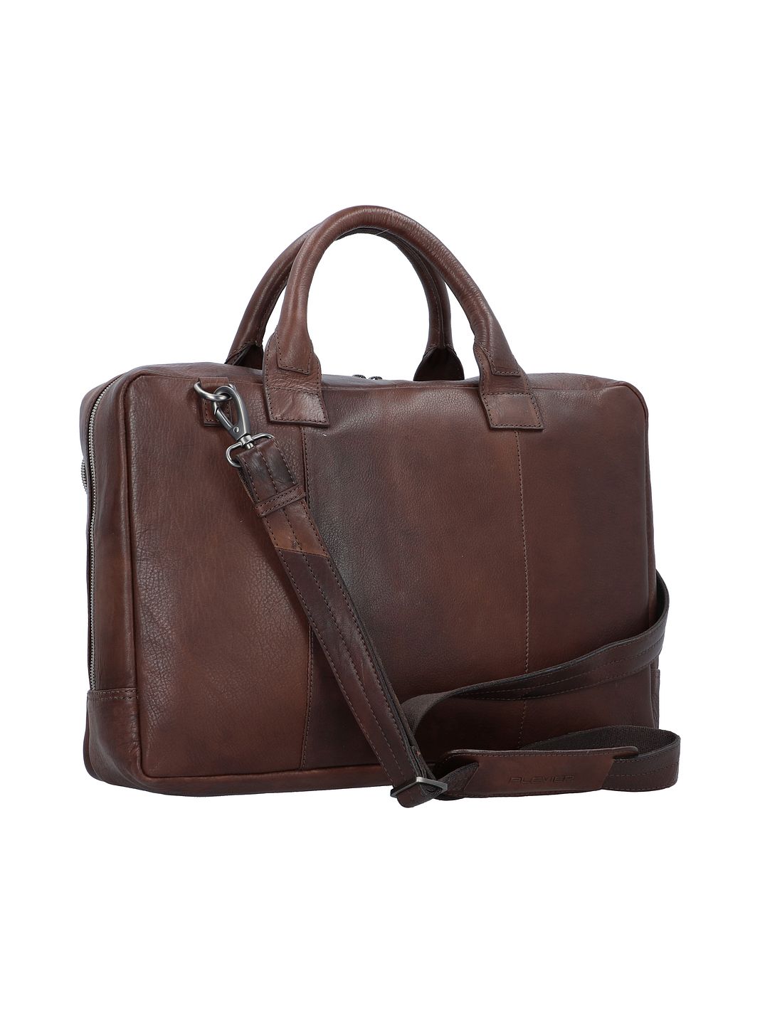 Plevier Vintage Bill Valigetta Vera Pelle 40 cm Vano porta PC Plevier Vintage Bill Valigetta Vera Pelle 40 cm Vano porta PC