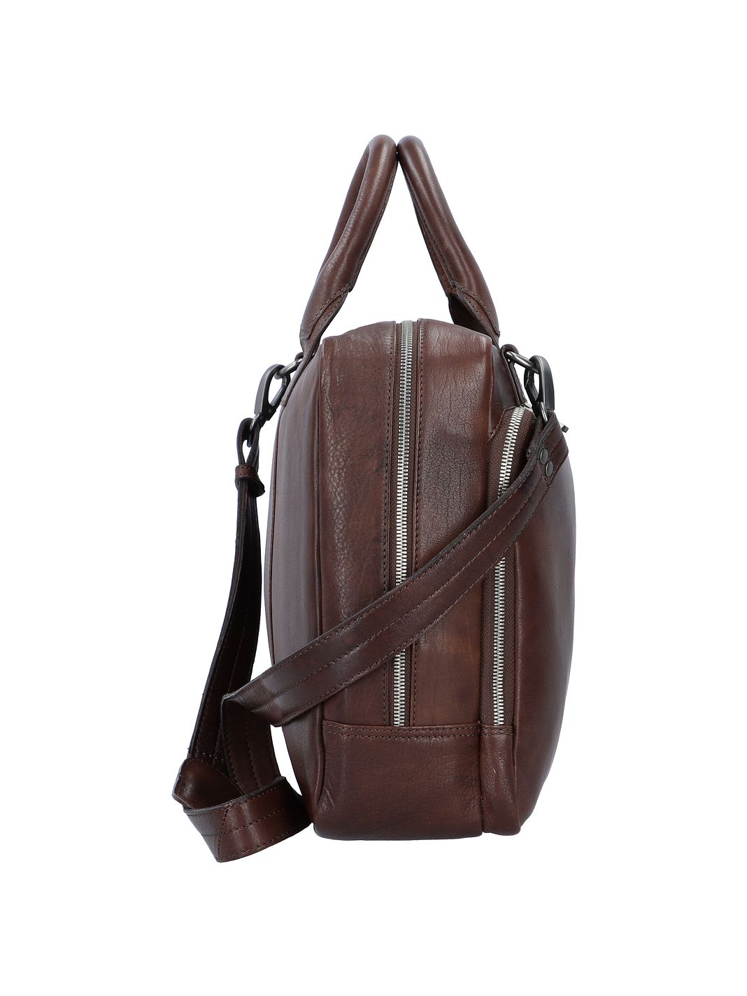 Plevier Vintage Bill Valigetta Vera Pelle 40 cm Vano porta PC Plevier Vintage Bill Valigetta Vera Pelle 40 cm Vano porta PC