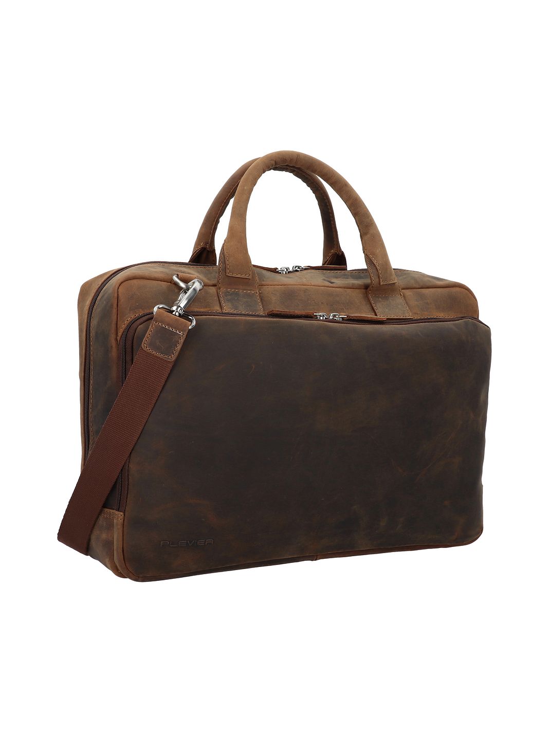 Plevier Retro Colmar Valigetta Vera Pelle 40 cm Vano porta PC Plevier Retro Colmar Valigetta Vera Pelle 40 cm Vano porta PC
