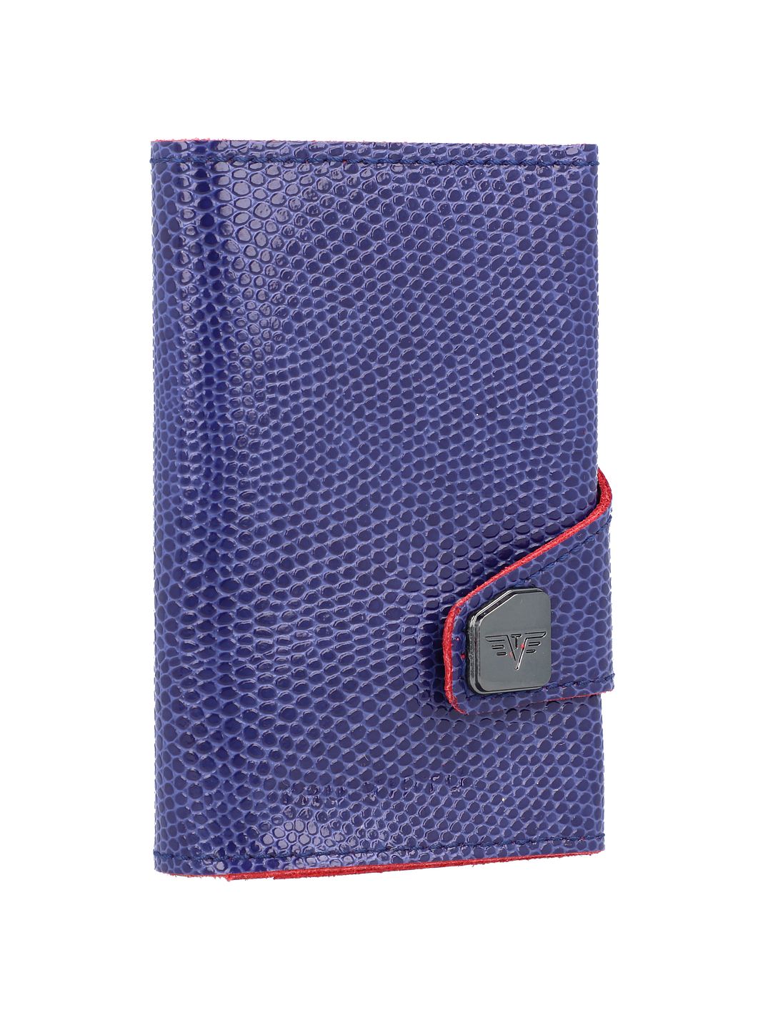 Tru Virtu Custodia per carta di credito Protezione RFID Vera Pelle 6.5 cm
