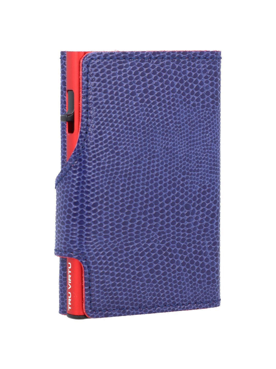 Tru Virtu Custodia per carta di credito Protezione RFID Vera Pelle 6.5 cm