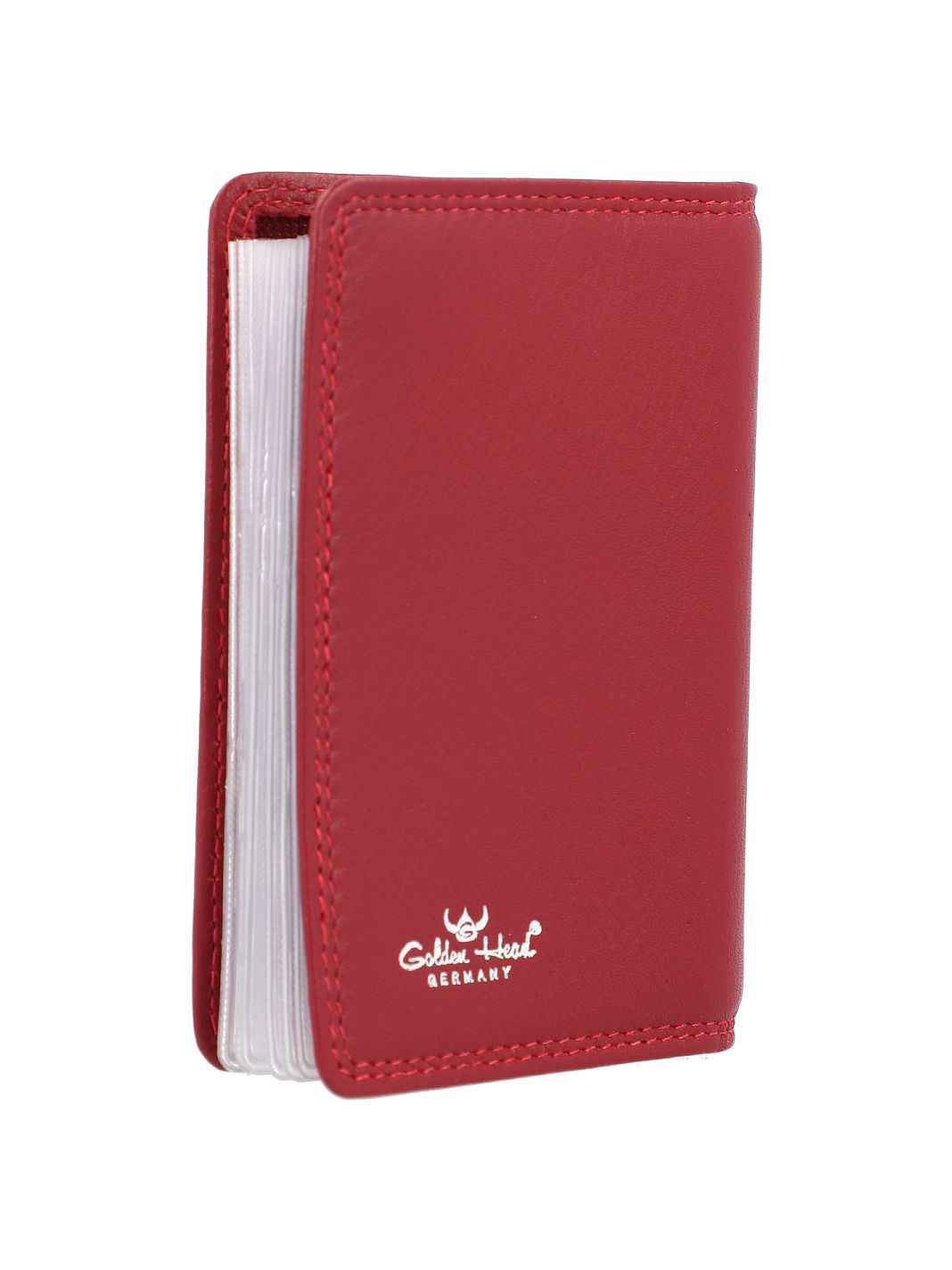 Golden Head Polo Custodia per carta di credito Protezione RFID Vera Pelle 7 cm Golden Head Polo Custodia per carta di credito Protezione RFID Vera Pelle 7 cm