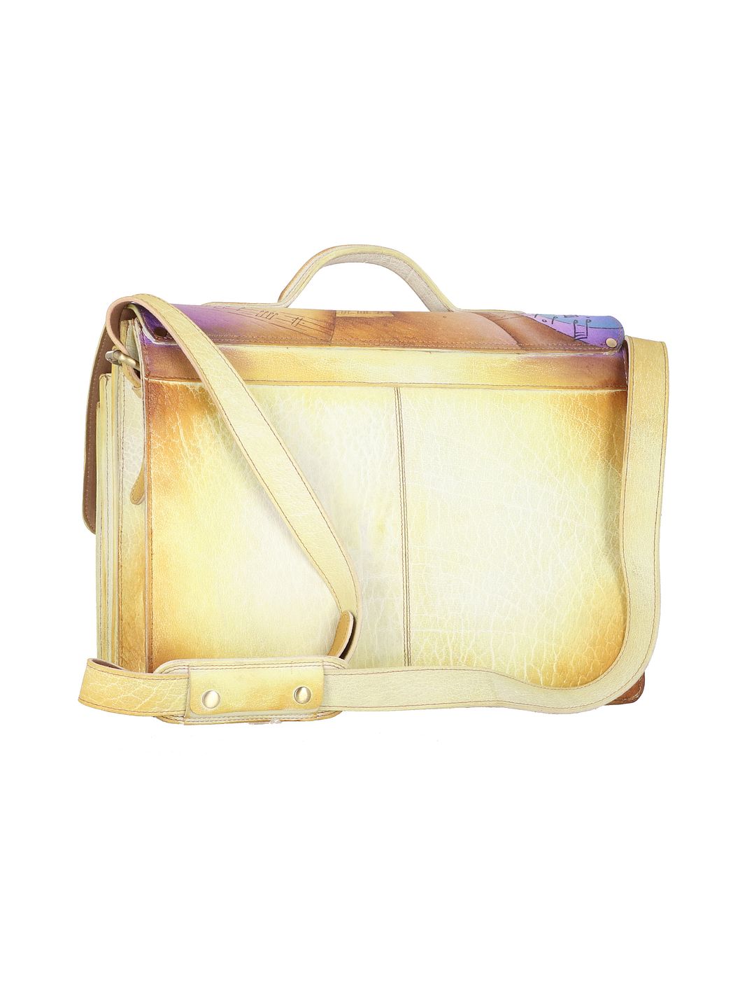 Greenland Nature Art+Craft Valigetta Vera Pelle 41 cm Vano porta PC