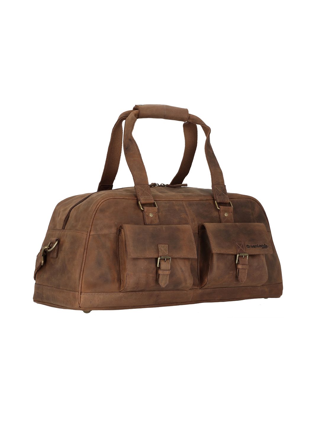 Greenland Nature Montenegro Borsa da viaggio Weekender Vera Pelle 60 cm Greenland Nature Montenegro Borsa da viaggio Weekender Vera Pelle 60 cm