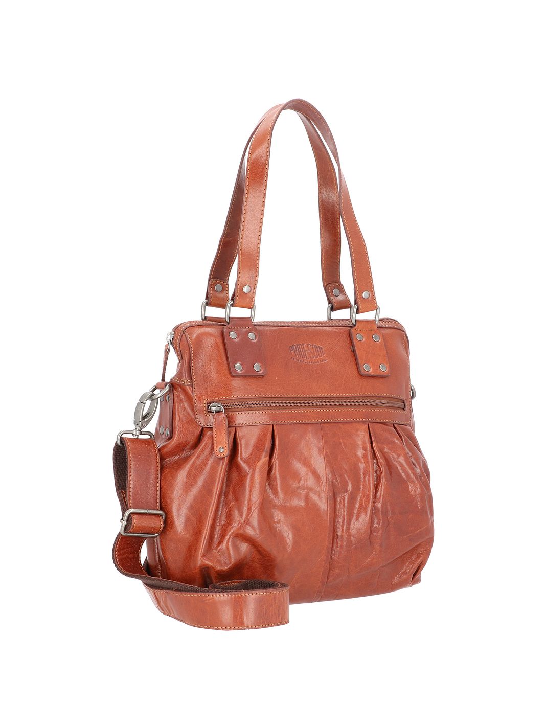 Pride and Soul Borsa a spalla Vera Pelle 34 cm