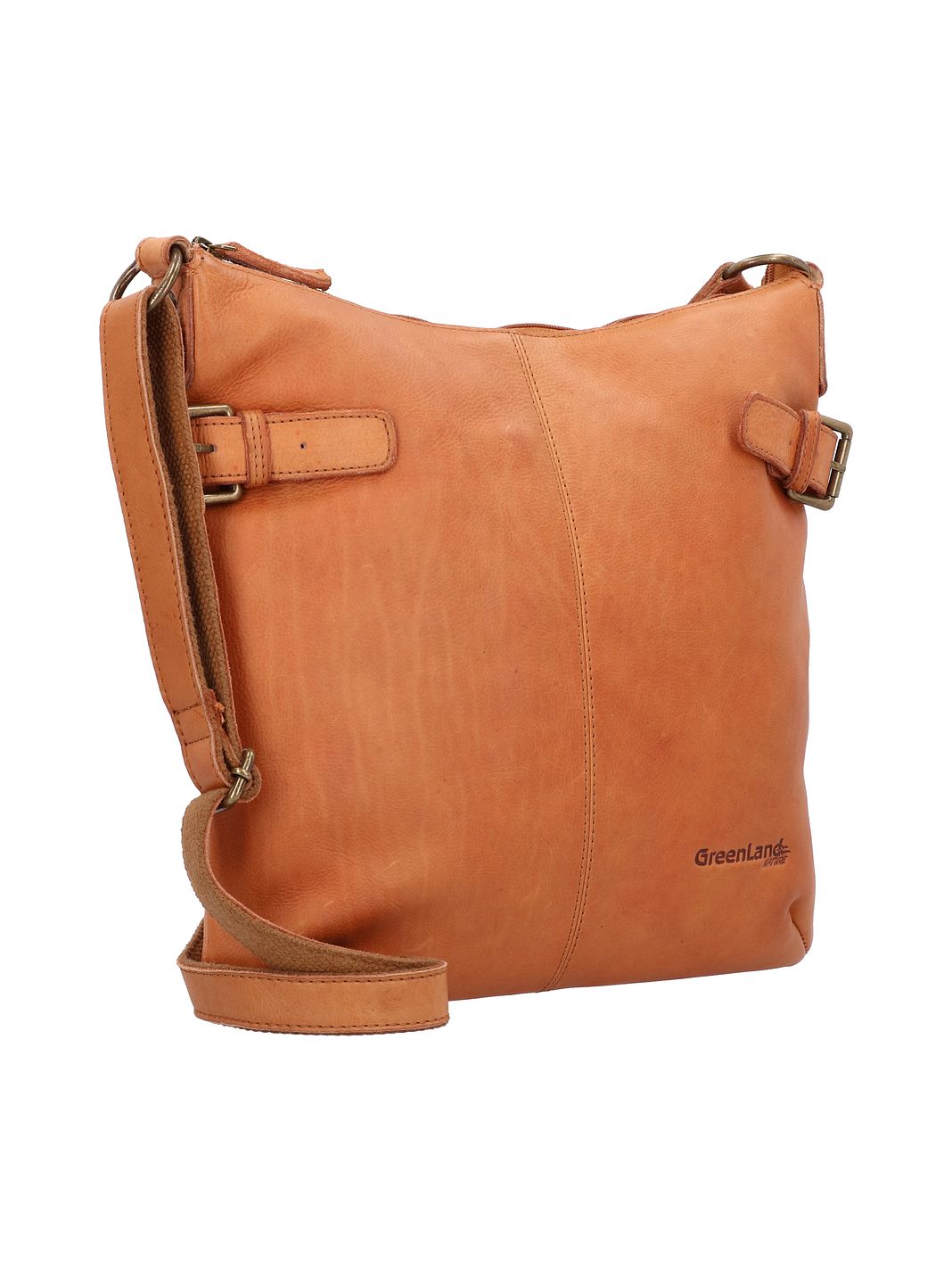 Greenland Nature Crossbody-väska Läder 34 cm