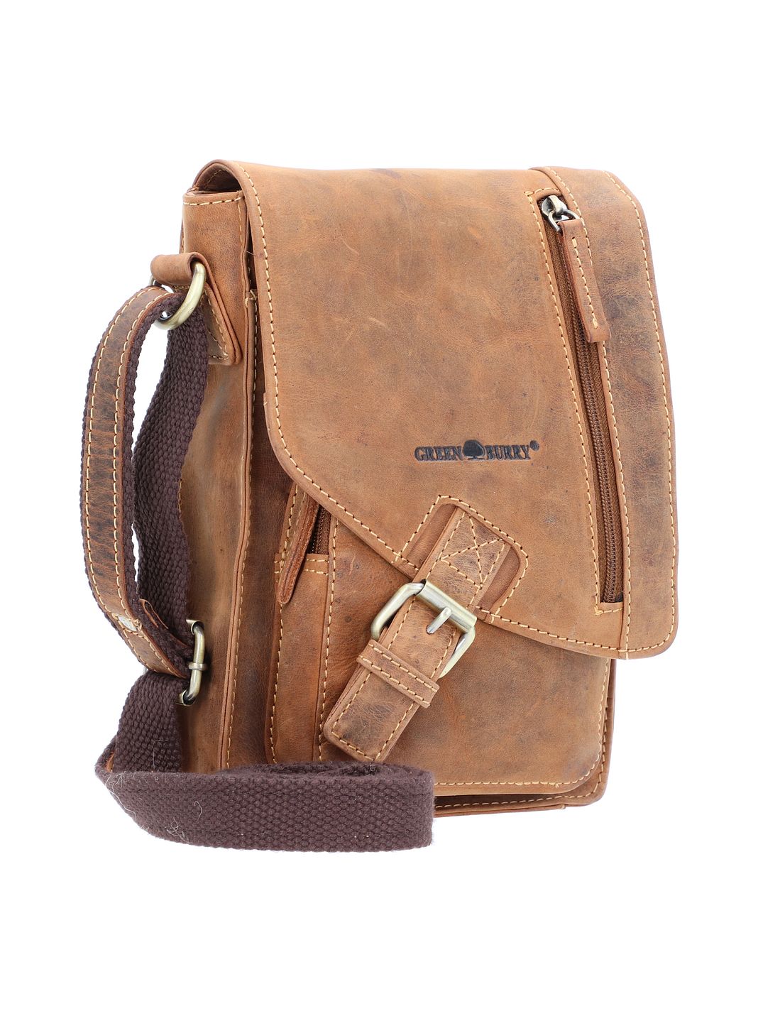 Greenburry Crossbody taske Læder 18 cm Greenburry Crossbody taske Læder 18 cm