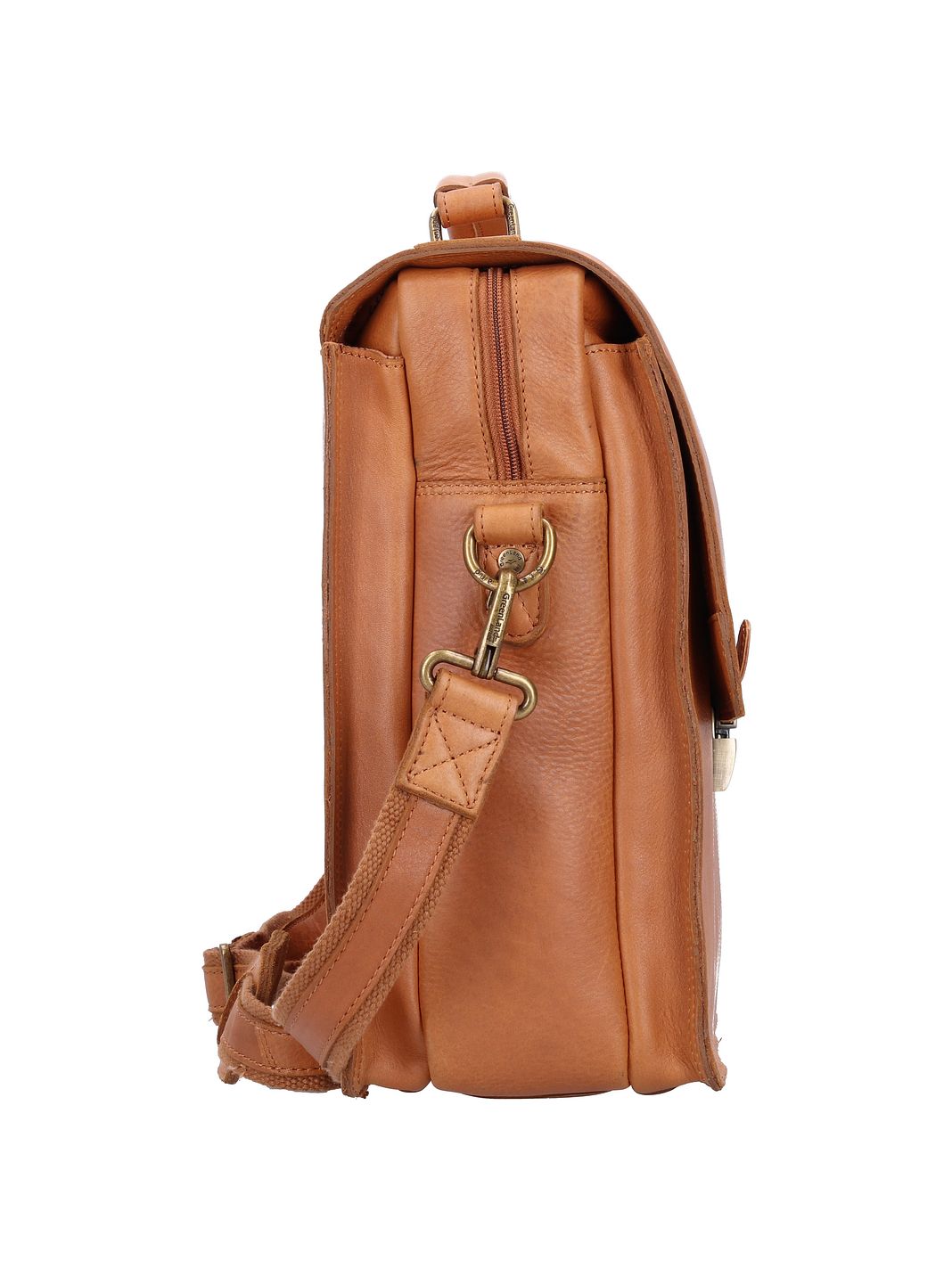 Greenland Nature Portfölj RFID-skydd Läder 40 cm Laptopfack