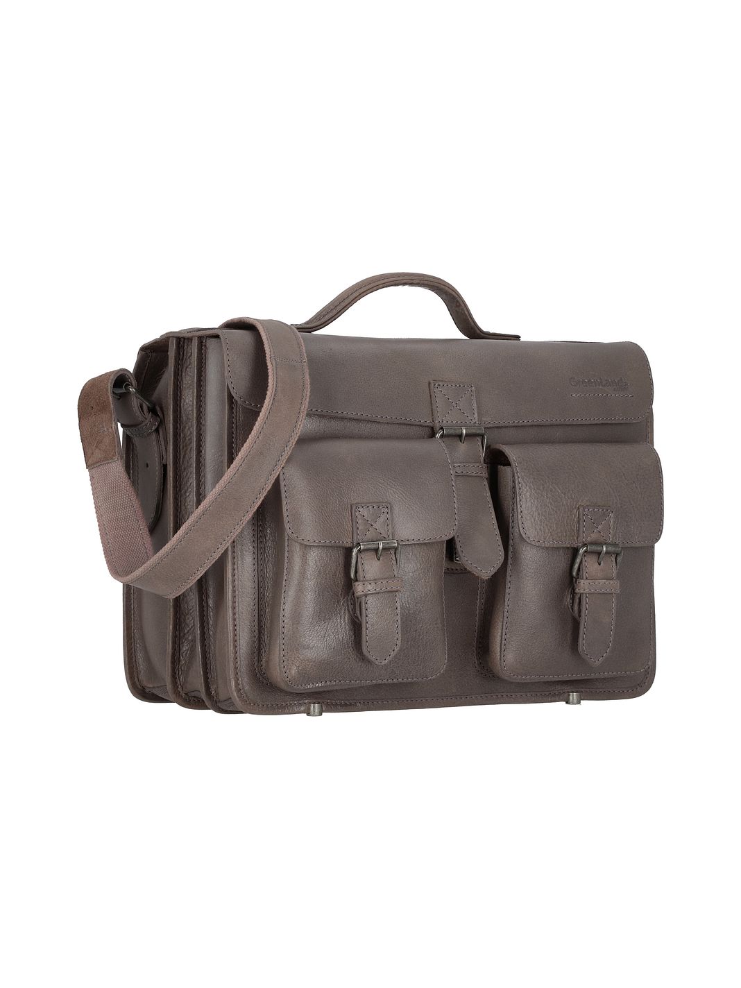 Greenland Nature Portfölj Läder 40 cm