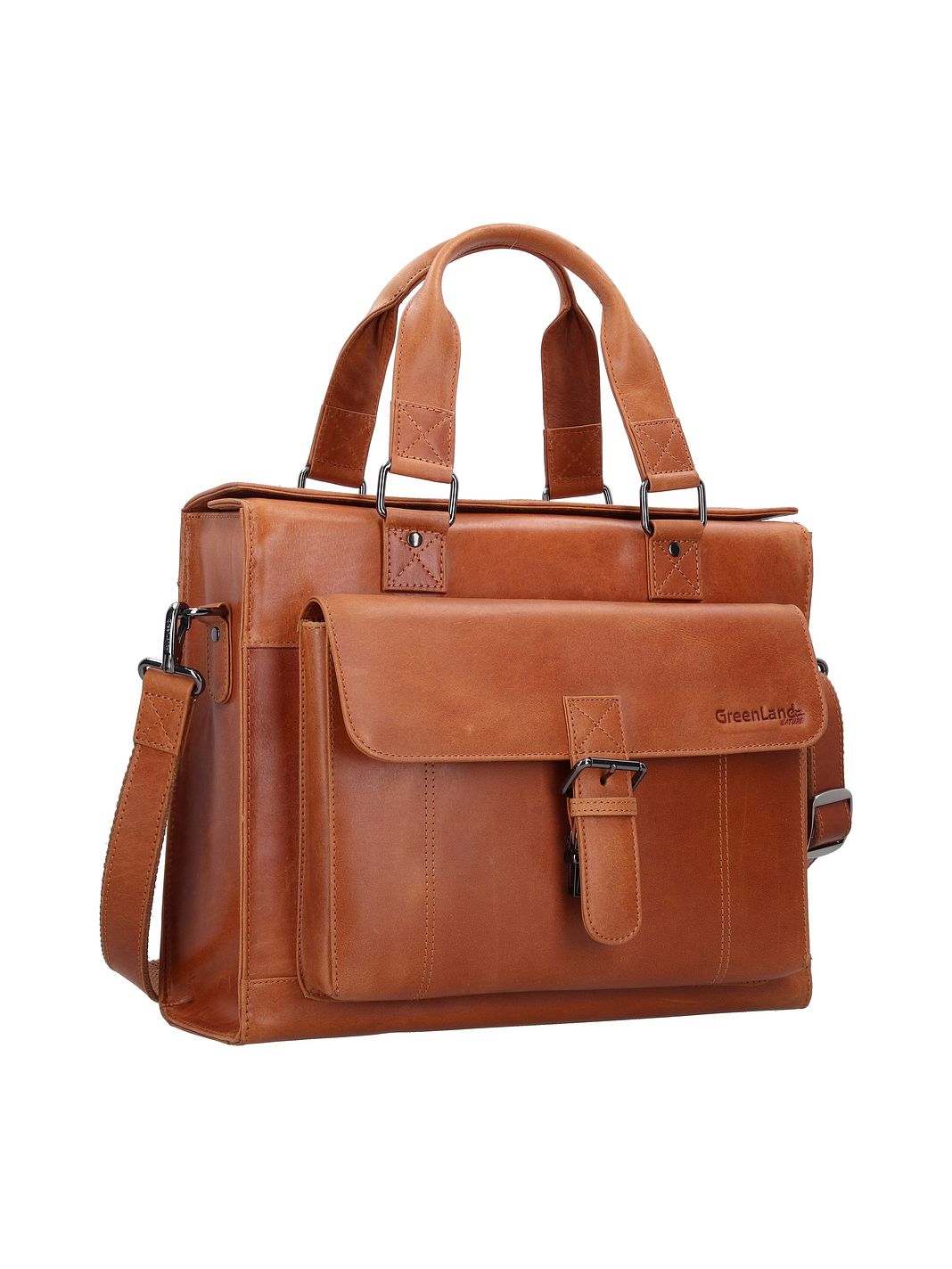 Greenland Nature Portfölj Läder 38 cm