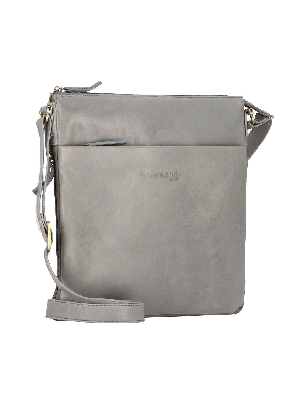 Greenland Nature Crossbody-väska Läder 28 cm