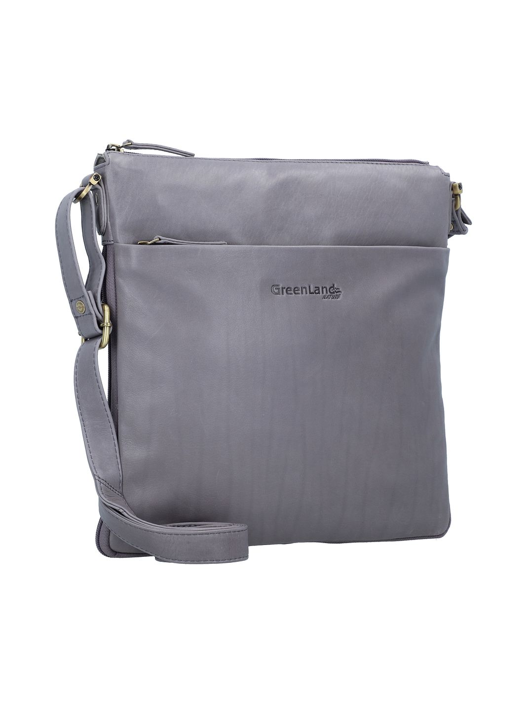Greenland Nature Crossbody-väska Läder 28 cm