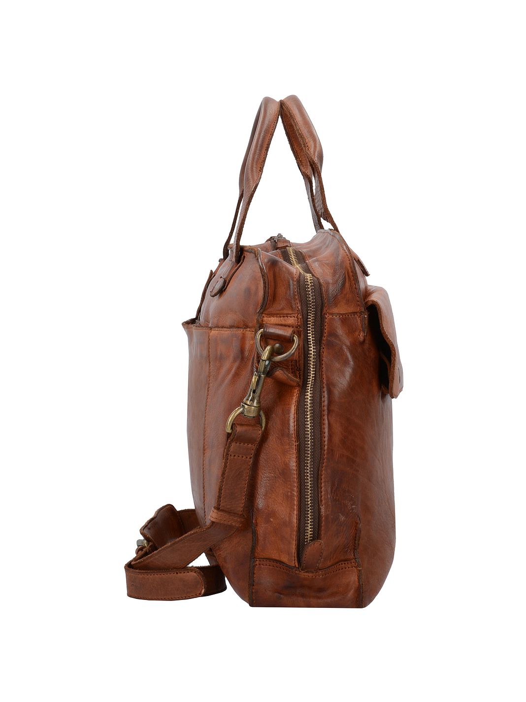 Harold's Submarine Valigetta Vera Pelle 41 cm Vano porta PC