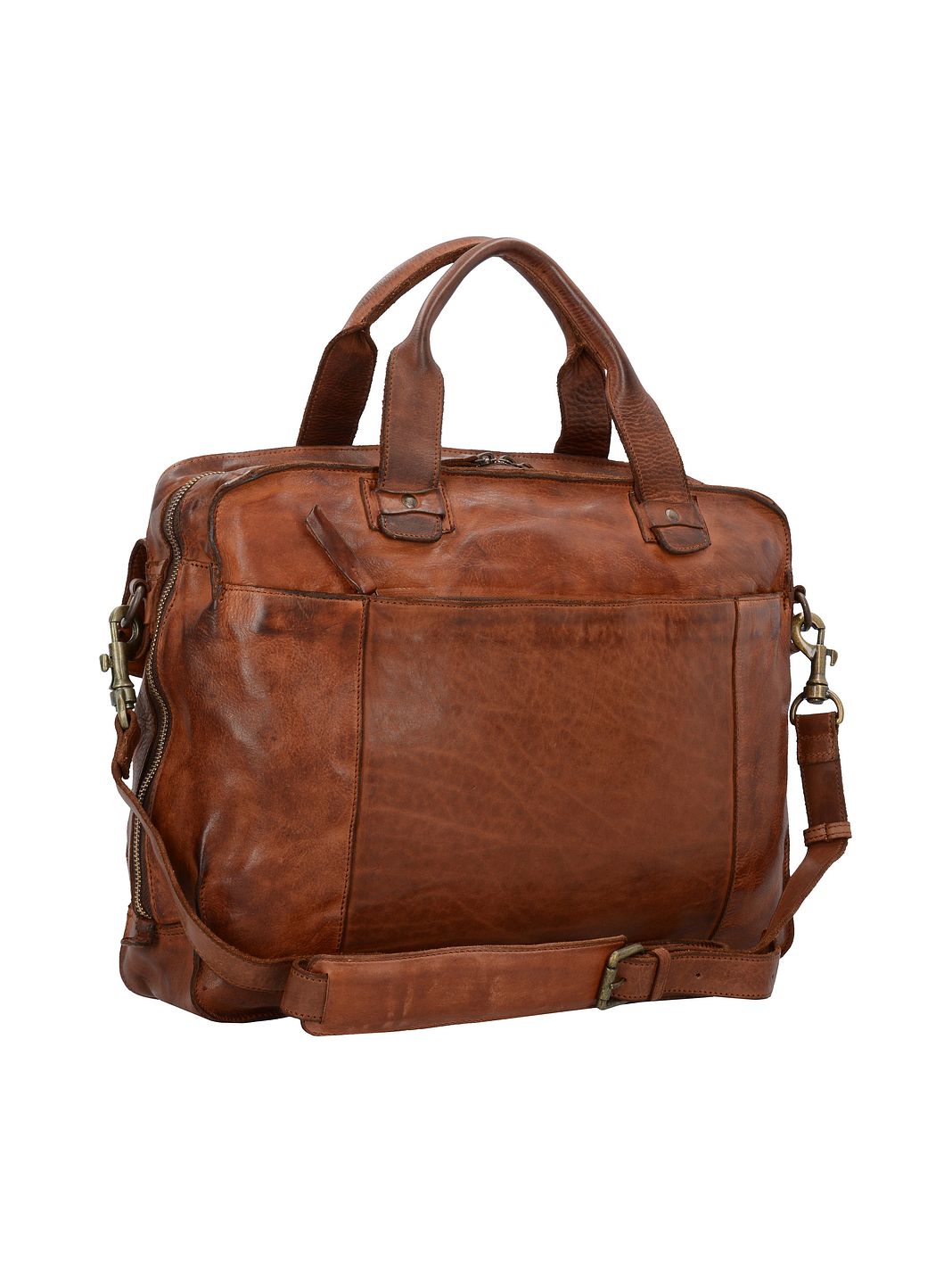 Harold's Submarine Valigetta Vera Pelle 41 cm Vano porta PC