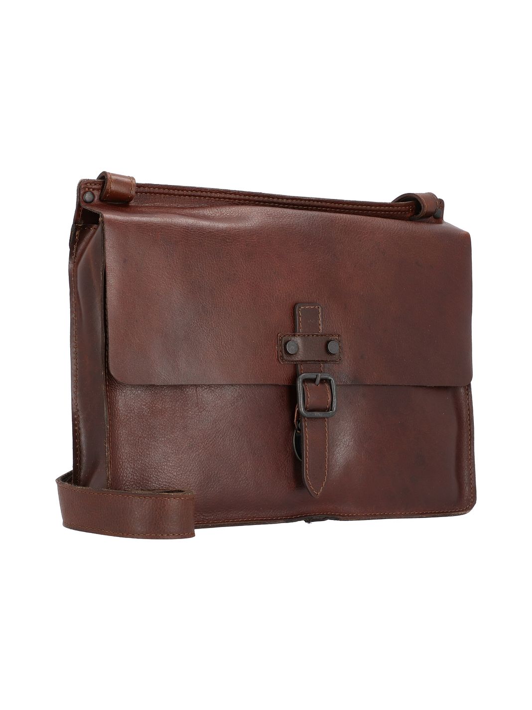 Harold's Aberdeen Cartella Messenger Vera Pelle 35 cm