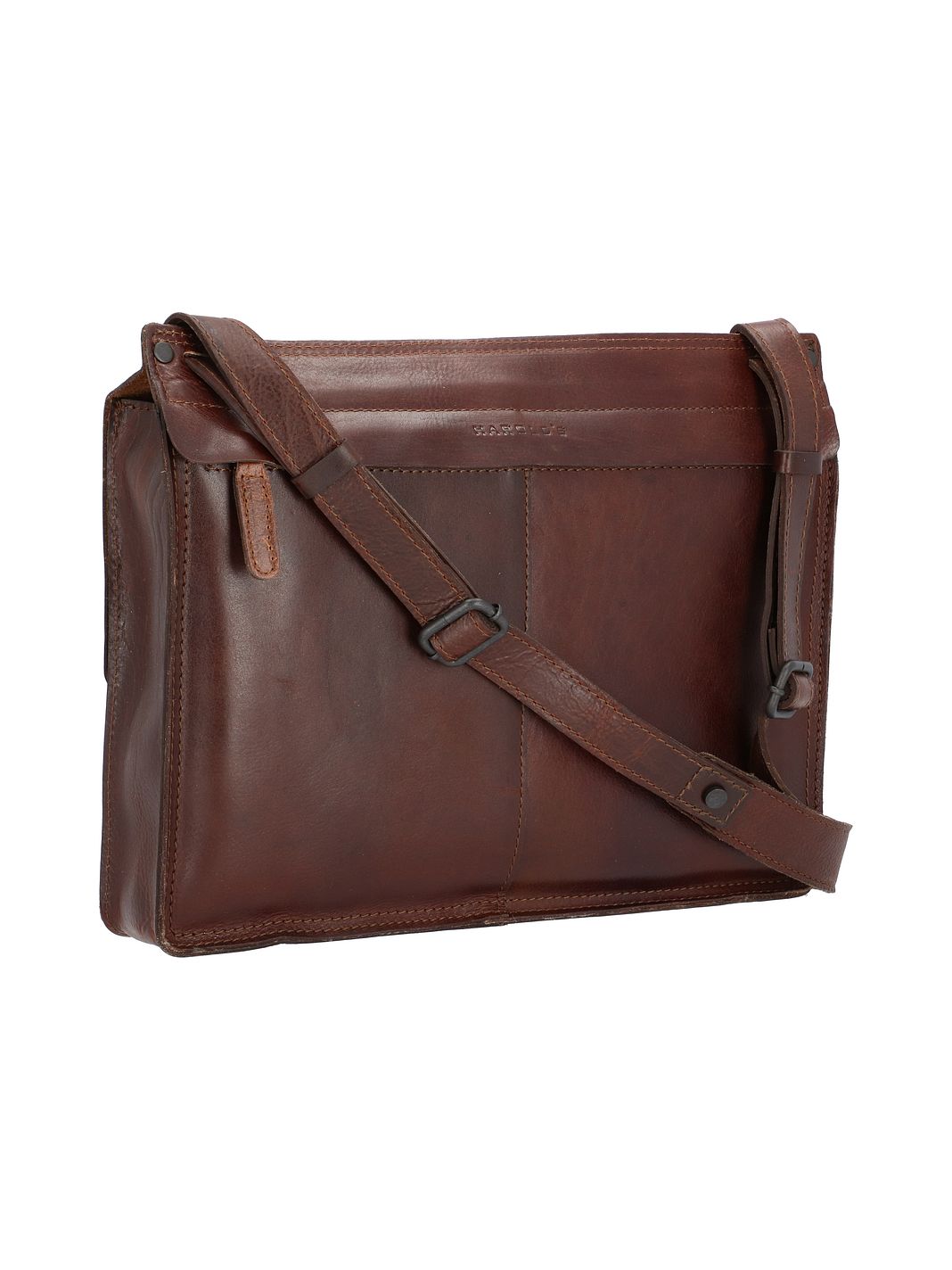Harold's Aberdeen Cartella Messenger Vera Pelle 35 cm