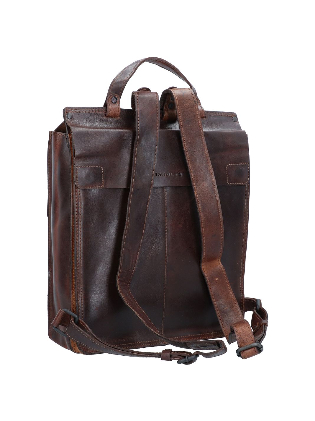 Harold's Aberdeen Zaino da lavoro Vera Pelle 35 cm Vano porta PC Harold's Aberdeen Zaino da lavoro Vera Pelle 35 cm Vano porta PC