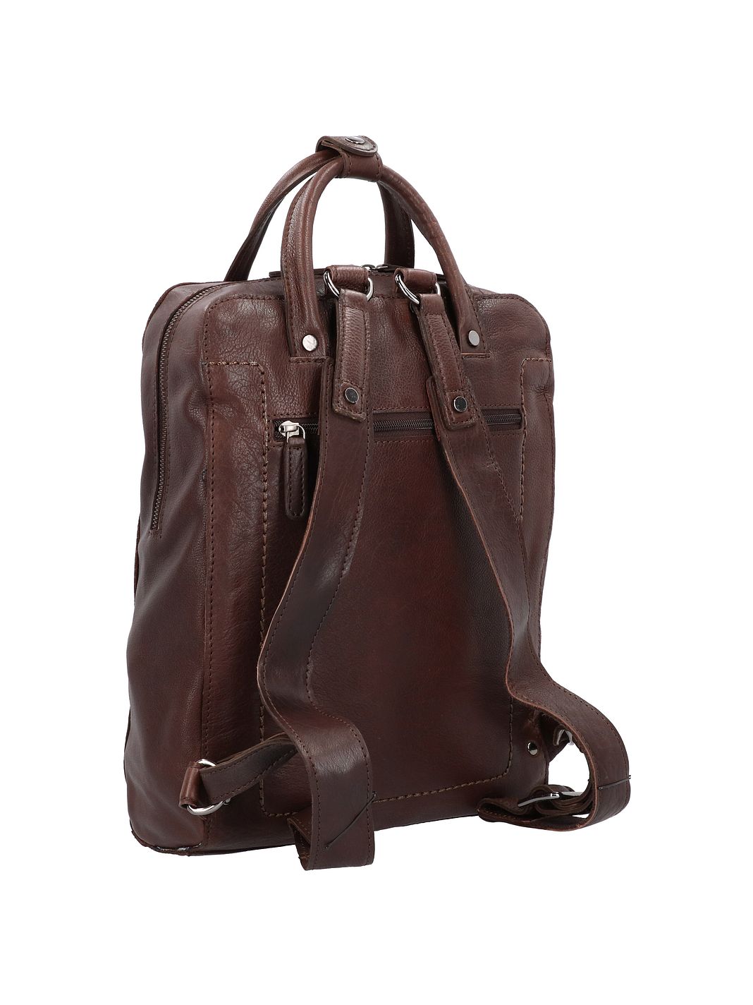 Harold's Caugio Zaino da lavoro Vera Pelle 37 cm Vano porta PC Harold's Caugio Zaino da lavoro Vera Pelle 37 cm Vano porta PC