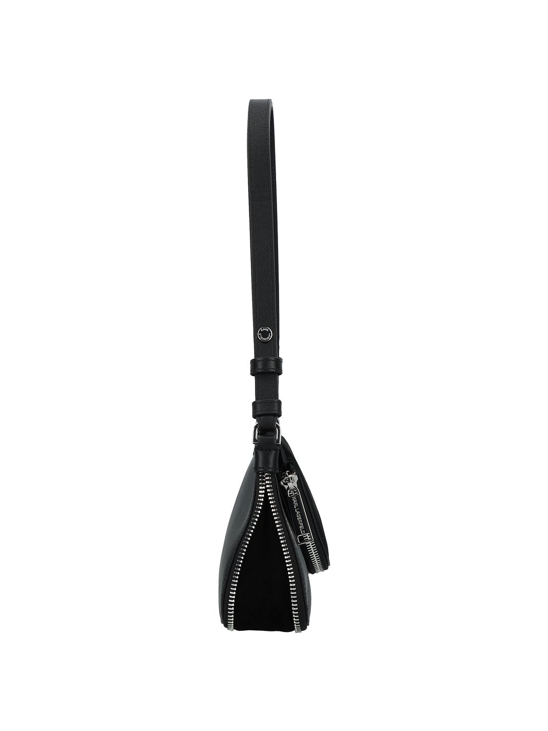Karl Lagerfeld Hardware Mini Borsa Borsa a spalla Vera Pelle 18 cm espandibile Karl Lagerfeld Hardware Mini Borsa Borsa a spalla Vera Pelle 18 cm espandibile
