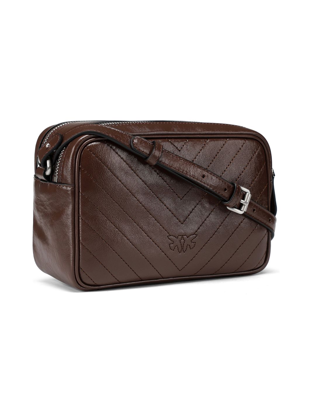PINKO Carrie Borsa a tracolla Vera Pelle 21.5 cm PINKO Carrie Borsa a tracolla Vera Pelle 21.5 cm