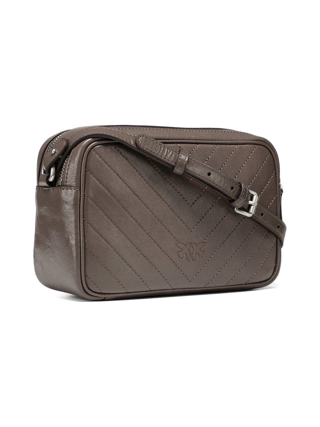 PINKO Carrie Borsa a tracolla Vera Pelle 21.5 cm PINKO Carrie Borsa a tracolla Vera Pelle 21.5 cm