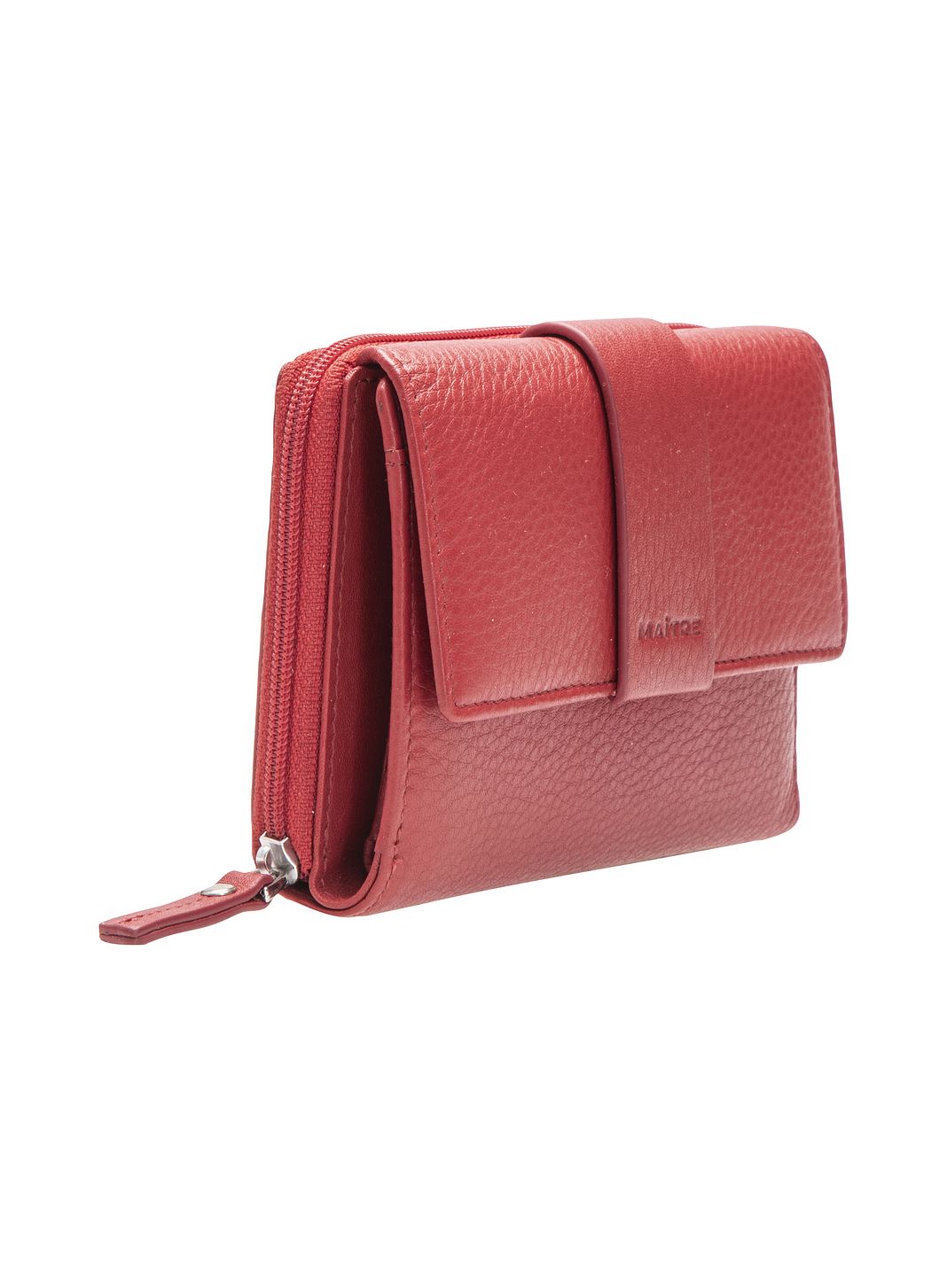 Maître Kirschroth Diethilde Portafoglio Protezione RFID Vera Pelle 14 cm Maître Kirschroth Diethilde Portafoglio Protezione RFID Vera Pelle 14 cm