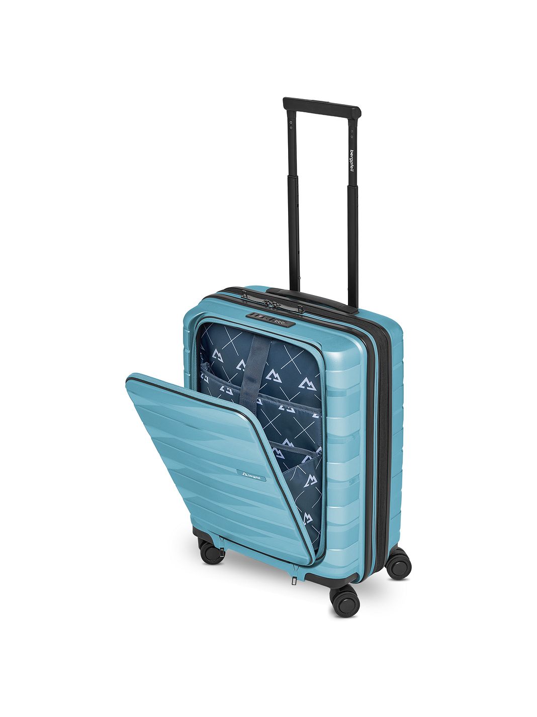 Bergpfeil Travel 4 kolečka Příruční zavazadlo 55 cm Kapsa na notebook Rozšiřitelný Bergpfeil Travel 4 kolečka Příruční zavazadlo 55 cm Kapsa na notebook Rozšiřitelný