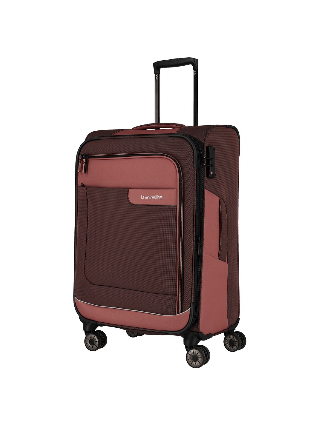 Travelite Viia 4-hjulig Resväskeset 4-delad med expansionsveck