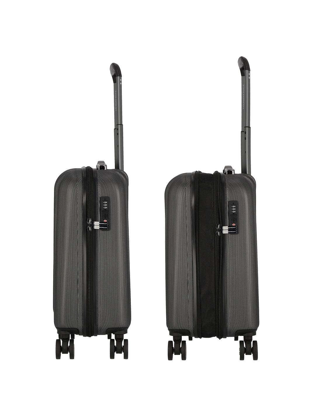 Polestream Moonrock 4 ruote Trolley cabina S 55 cm espandibile Polestream Moonrock 4 ruote Trolley cabina S 55 cm espandibile