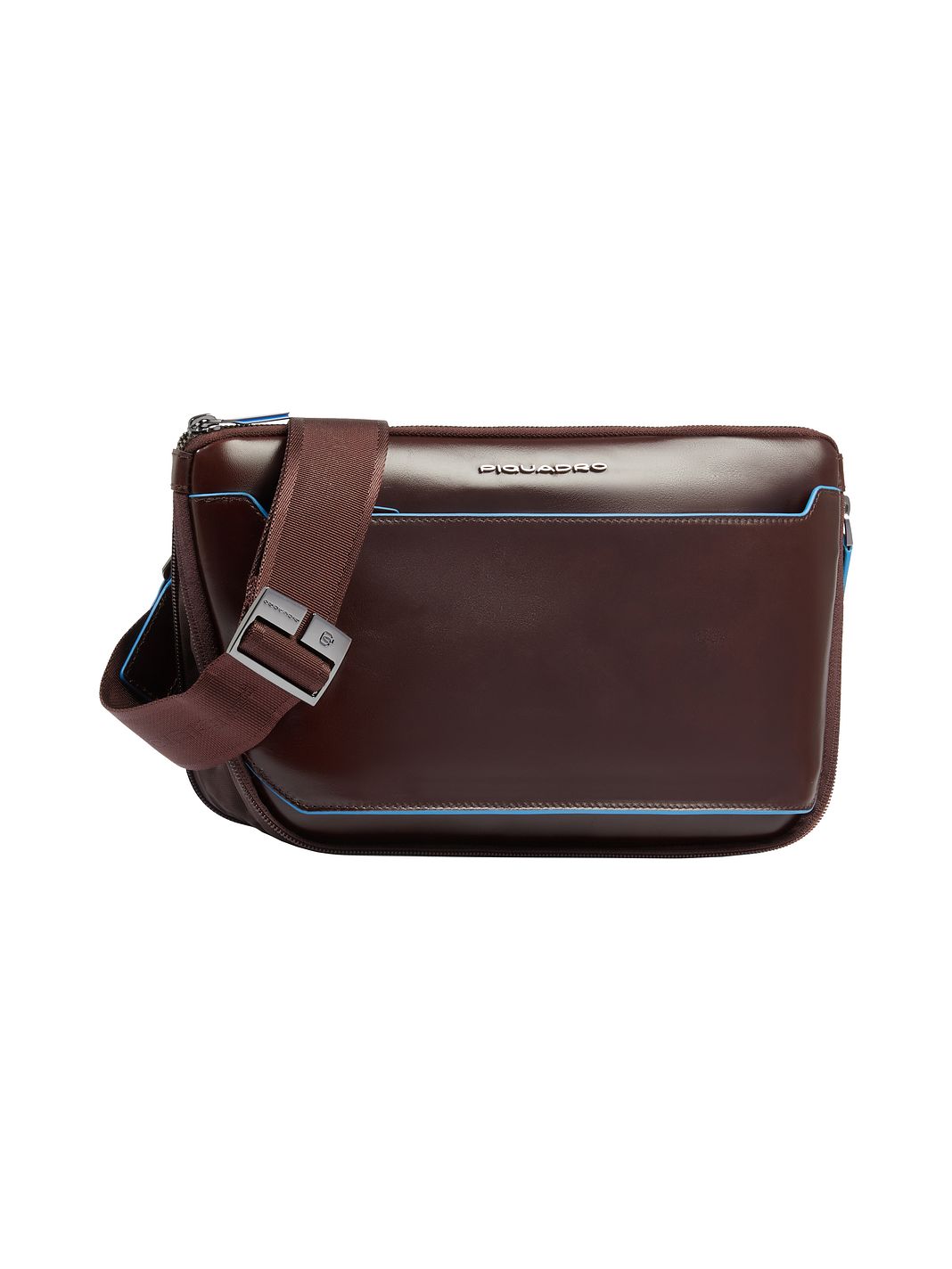 Piquadro Blue Square Borsa a tracolla Vera Pelle 30 cm